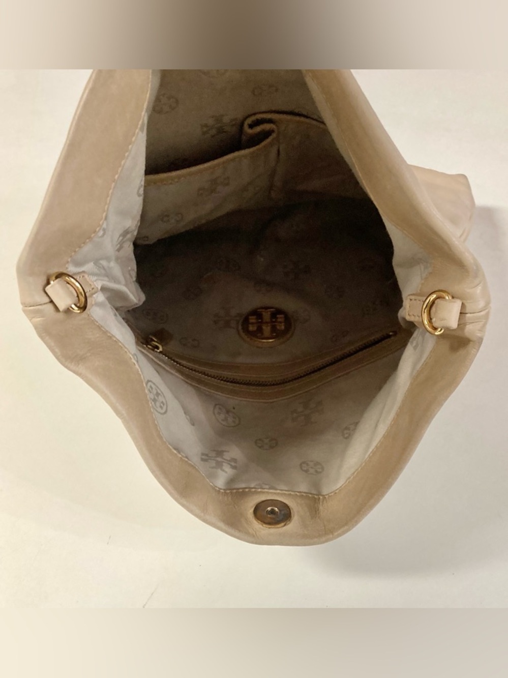Tory Burch Tan Foldover Crossbody - Picture 5 of 12